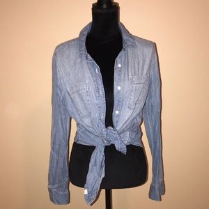 Denim Button Down Shirt